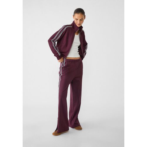 Pantalon jogger avec fermeture Éclair sur le côté S - Stradivarius - Modalova