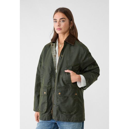 Parka enduite multipoches XS - Stradivarius - Modalova