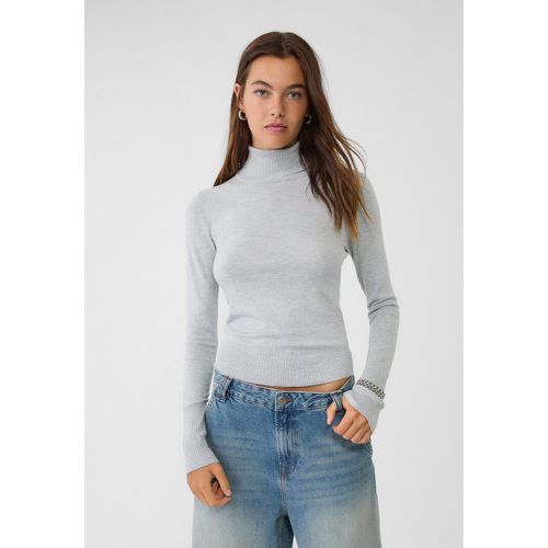 Pull avec col montant S - Stradivarius - Modalova