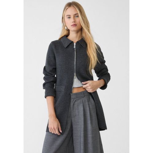 Veste en maille à zip XS - Stradivarius - Modalova