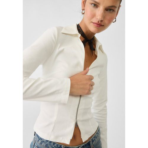 Chemise cintrée fermeture Éclair M - Stradivarius - Modalova