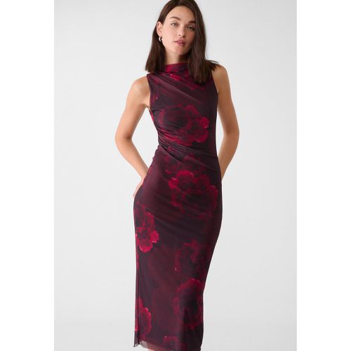 Robe midi imprimée L - Stradivarius - Modalova