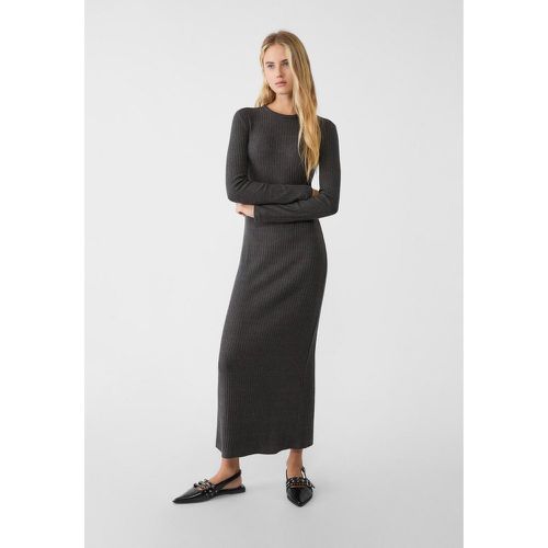 Robe midi en maille XS - Stradivarius - Modalova