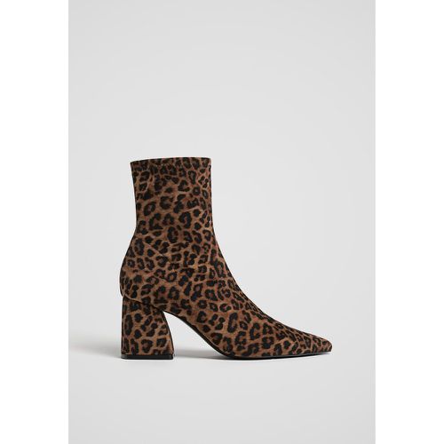 Bottines à imprimé animal COMBINÉ 35 - Stradivarius - Modalova