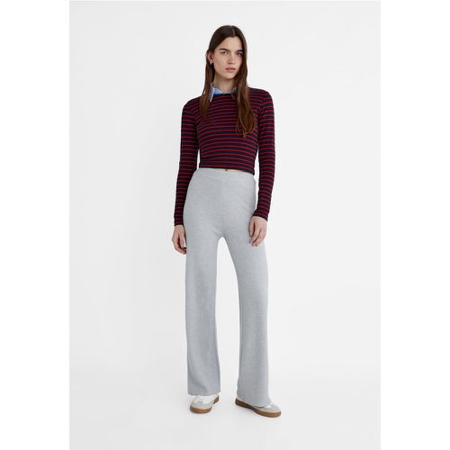 Pantalon en maille L - Stradivarius - Modalova