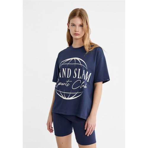 T-shirt oversize imprimé Grand Slam S - Stradivarius - Modalova