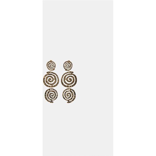 Boucles d’oreilles pendantes spirale OS - Stradivarius - Modalova