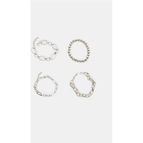 Ensemble de 4 bracelets chaîne OS - Stradivarius - Modalova
