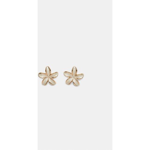 Boucle d'oreille fleur Écru OS - Stradivarius - Modalova
