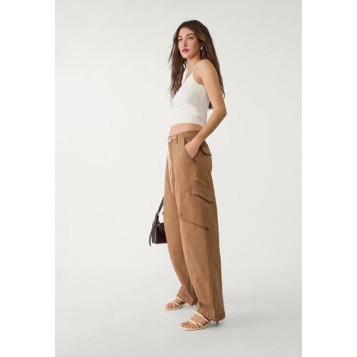 Pantalon cargo bouffant 32 - Stradivarius - Modalova