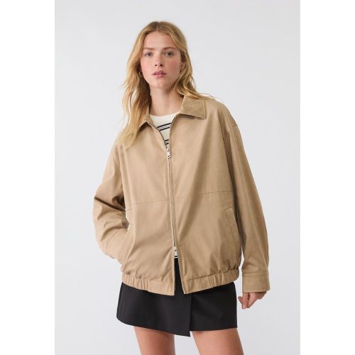 Veste bomber en suédine XS - Stradivarius - Modalova