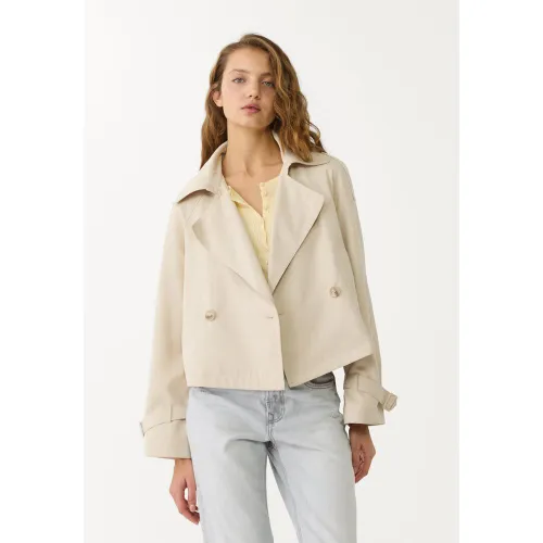 Trench court fluide XS - Stradivarius - Modalova