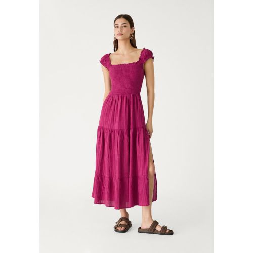 Robe fluide midi XS - Stradivarius - Modalova