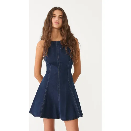 Robe courte en jean XS - Stradivarius - Modalova