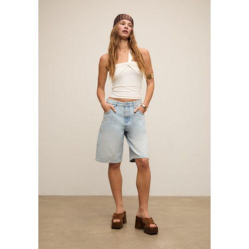 D95 Jort bermuda denim 32 - Stradivarius - Modalova