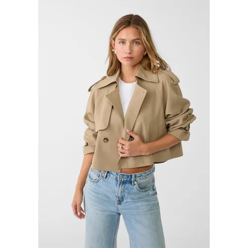 Trench court fluide habillé XS - Stradivarius - Modalova