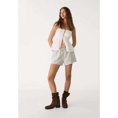 Top bretelles nœud XS - Stradivarius - Modalova