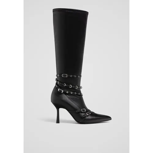 Bottes hautes avec boucles 35 - Stradivarius - Modalova