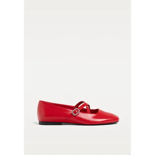 Ballerines à brides croisées 35 - Stradivarius - Modalova
