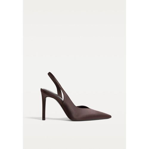 Chaussures à talon effet satiné 35 - Stradivarius - Modalova