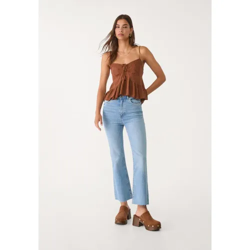 D78 Jean cropped flare 32 - Stradivarius - Modalova