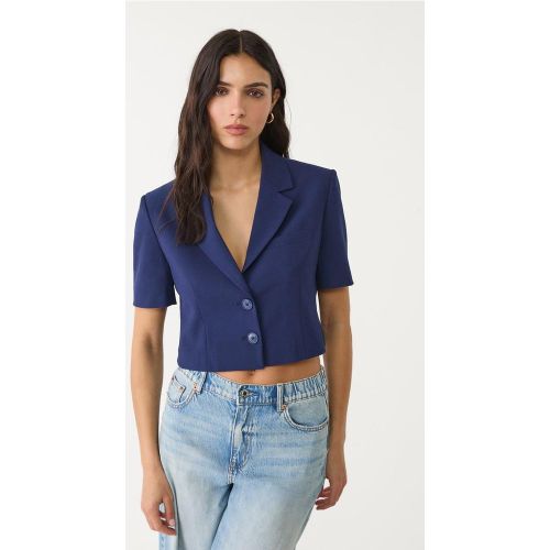 Blazer cropped manches courtes XS - Stradivarius - Modalova