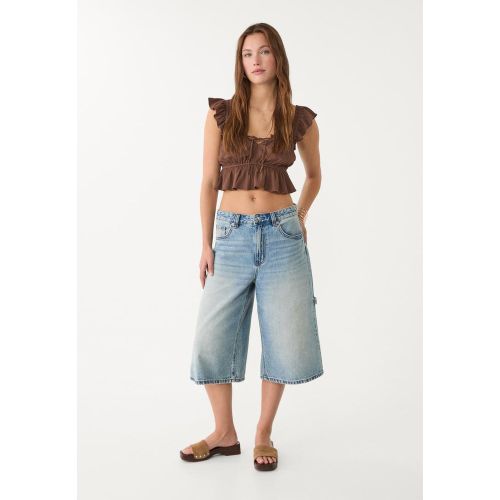 Bermuda jort carpenter en jean DENIM BLEU MOYEN CLAIR DÉLAVÉ 32 - Stradivarius - Modalova