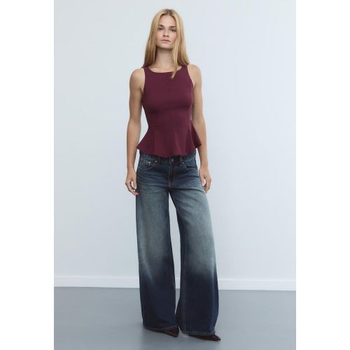 Top à basque sans manches XS - Stradivarius - Modalova