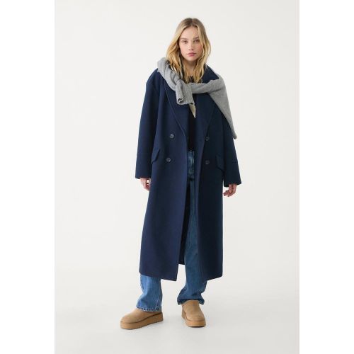Manteau oversize doux au toucher XS - Stradivarius - Modalova