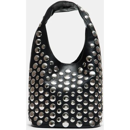 Sac porté à l’épaule avec clous OS - Stradivarius - Modalova