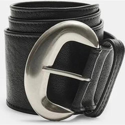 Ceinture large boucle demi-sphère 70 - Stradivarius - Modalova