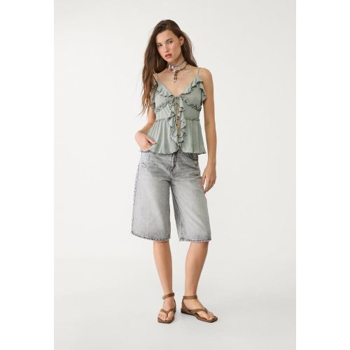 Short bermuda en jean 32 - Stradivarius - Modalova