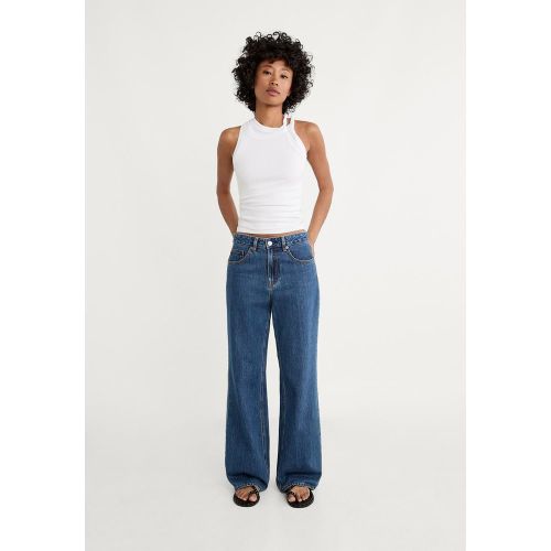 Jean D92 regular wide DENIM OVERDYED DÉLAVÉ 32 - Stradivarius - Modalova