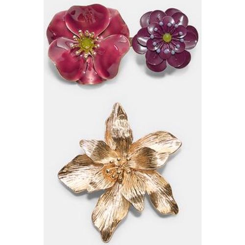 Lot de 3 pins fleur OS - Stradivarius - Modalova