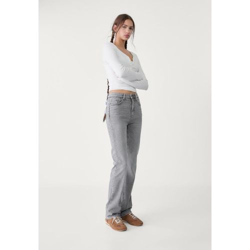 Jean regular taille haute décontracté 32 - Stradivarius - Modalova