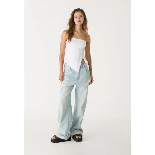 Top bandeau froncé XS - Stradivarius - Modalova