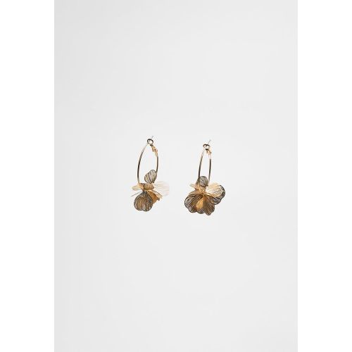 Boucles d’oreilles anneau fleur OS - Stradivarius - Modalova