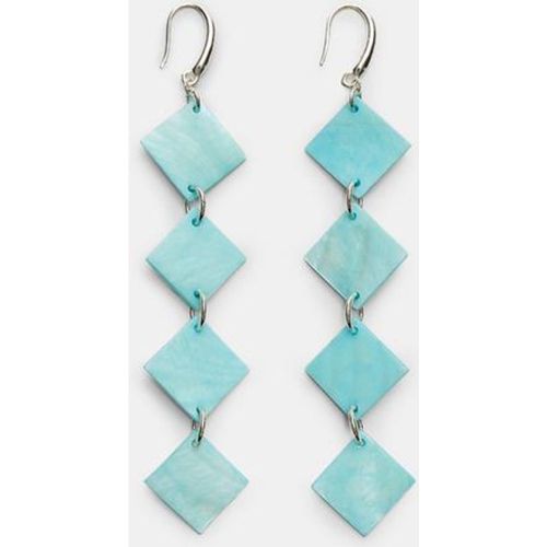 Boucles d’oreilles longues losanges OS - Stradivarius - Modalova