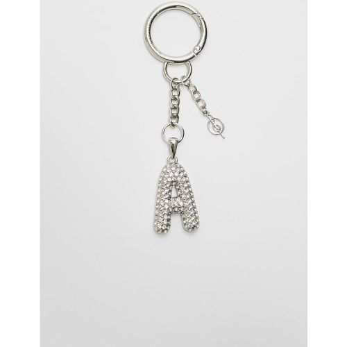 Porte-clés charm initiale brillants OS - Stradivarius - Modalova