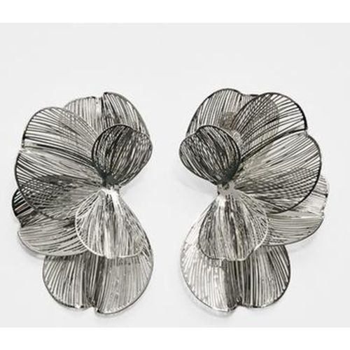 Boucles texturées éventail fleur OS - Stradivarius - Modalova