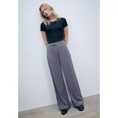 Pantalon de ville wide leg 32 - Stradivarius - Modalova