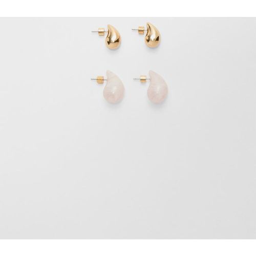 Boucles d’oreilles gouttes OS - Stradivarius - Modalova