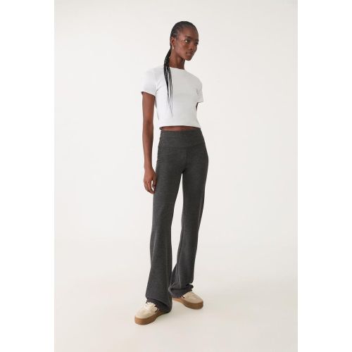 Pantalon flare maille XS - Stradivarius - Modalova