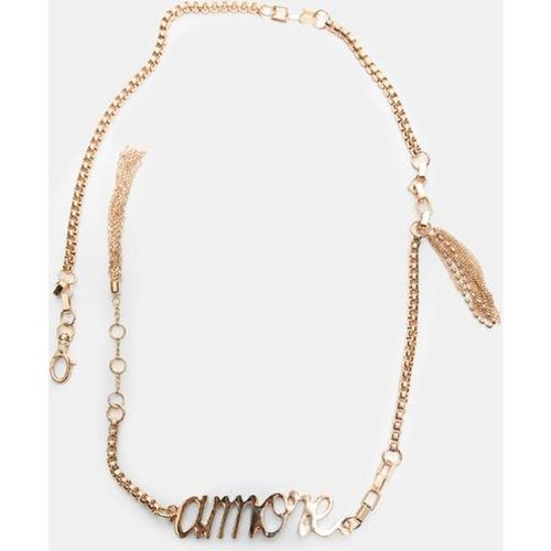 Ceinture métallique amore S - Stradivarius - Modalova