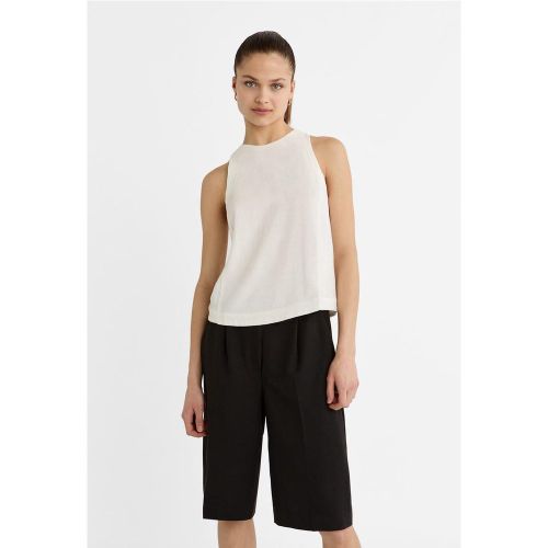 Top dos nageur en lin mélangé S - Stradivarius - Modalova