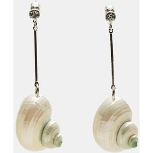 Longue boucle d'oreille coquillage OS - Stradivarius - Modalova