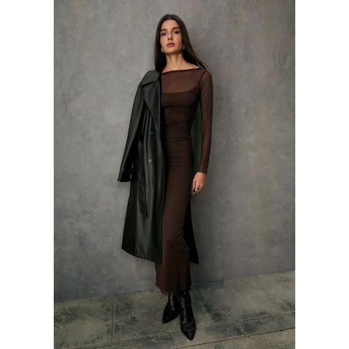 Robe midi dos nu XS - Stradivarius - Modalova