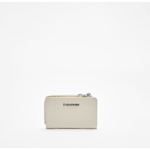 Porte-monnaie zippé Écru OS - Stradivarius - Modalova