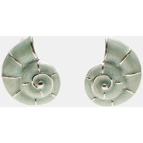 Boucle d'oreille coquillage émaillée OS - Stradivarius - Modalova