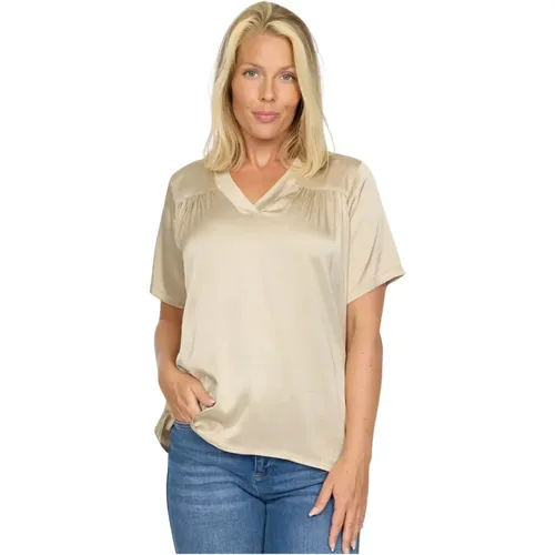 Biz - Tops > T-Shirts - Beige - 2-Biz - Modalova